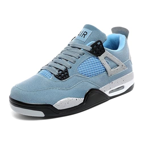 Rallmmo Herren Mode Air 4 Retro Sneaker Damen Schuhe Skateboardschuhe Laufschuhe Turnschuhe mit Luftpolster Walkingschuhe Basketballschuhe High-Top Sportschuhe Outdoor von Rallmmo