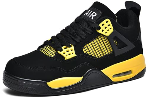 Rallmmo Herren Mode Air 4 Retro Sneaker Damen Schuhe Skateboardschuhe Laufschuhe Turnschuhe mit Luftpolster Walkingschuhe Basketballschuhe High-Top Sportschuhe Outdoor Rallmmo Herren Mode Air 4 Retro Sneaker Damen Schuhe Skateboardschuhe Laufschuhe Turnschuhe mit Luftpolster Walkingschuhe Basketballschuhe High-Top Sportschuhe Outdoor von Rallmmo