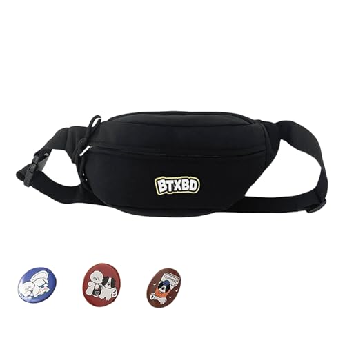 Damen Hüfttasche mit verstellbarem Riemen, Mädchen, Brusttasche, Buchstaben-Bauchtasche, japanischer Stil, Crossbody-Tasche, schöne Hüfttasche, siehe abbildung von Ralondbey