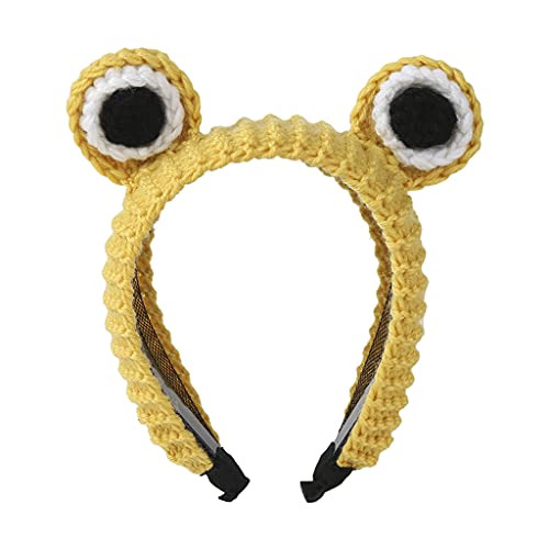 Ralondbey Stirnband Haarband Weich Gestrickt für Frosch Haarreifen Cartoon Große Augen Stirnband Foto Prop Party Kopf Haarschmuck für Frauen und Mädchen von Ralondbey