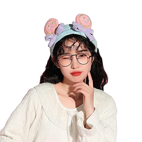 Ralondbey Stirnband Plüsch Waschen Gesicht Stirnband Cartoon Haarband Elastisch Mode Haarschmuck von Ralondbey