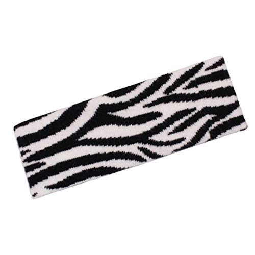 Ralondbey Stirnband koreanische Mode Zebra Kuh Muster Stirnband Elastisch Strick Kunstwolle Haarband von Ralondbey