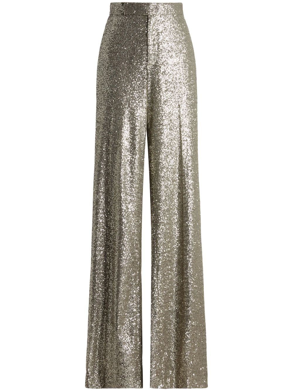 Ralph Lauren Collection Hose mit Pailletten - Metallic von Ralph Lauren Collection