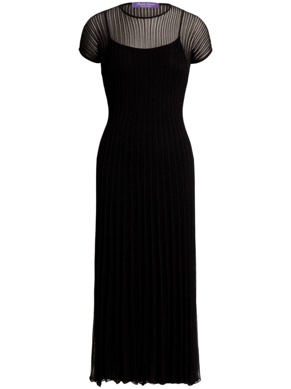 Ralph Lauren Collection Kleid mit Falten - Schwarz von Ralph Lauren Collection
