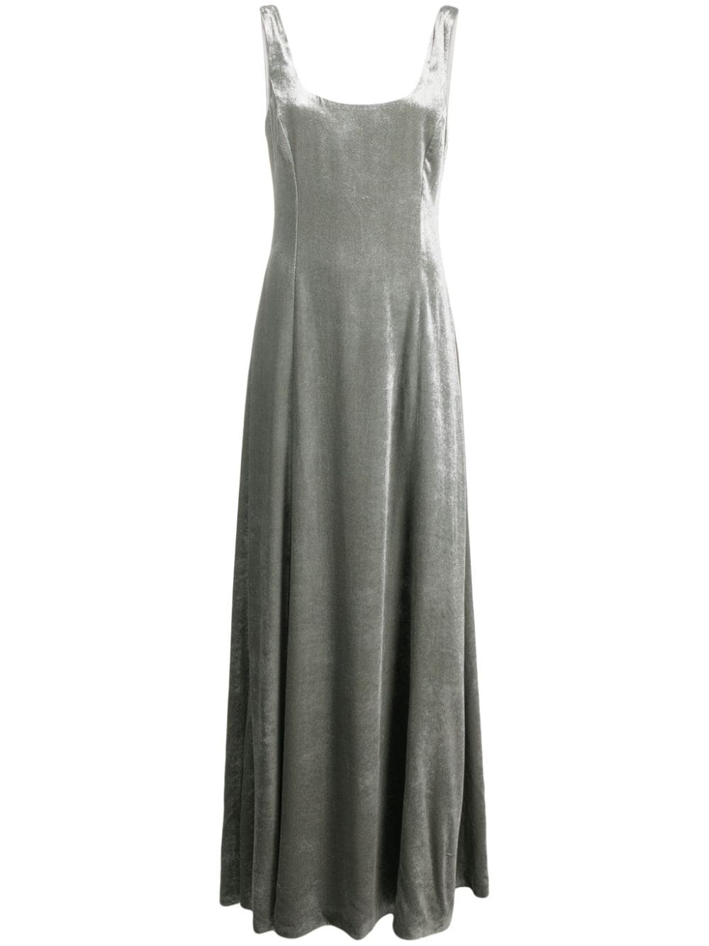 Ralph Lauren Collection Nerissa Abendkleid in Samtoptik - Silber von Ralph Lauren Collection