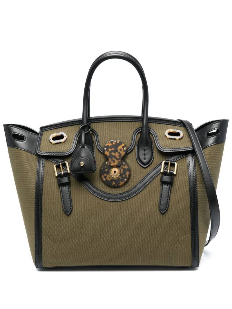 Ralph Lauren Collection Soft Ricky 33 Handtasche - Grün von Ralph Lauren Collection