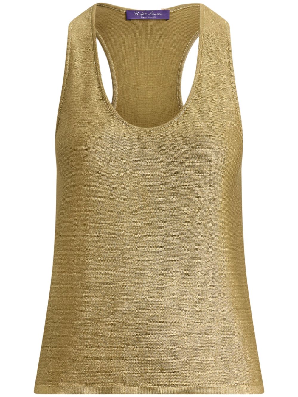 Ralph Lauren Collection Tanktop im Metallic-Look - Gold von Ralph Lauren Collection