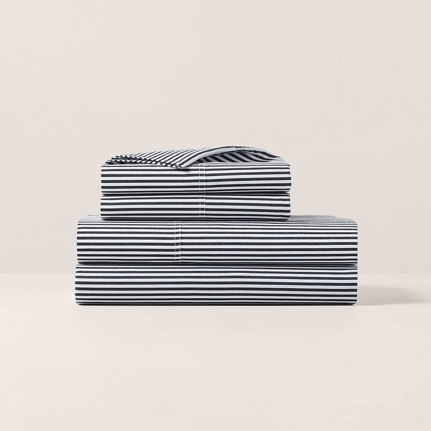 Gestreiftes Bettlaken-Set aus Baumwolle von Ralph Lauren Home