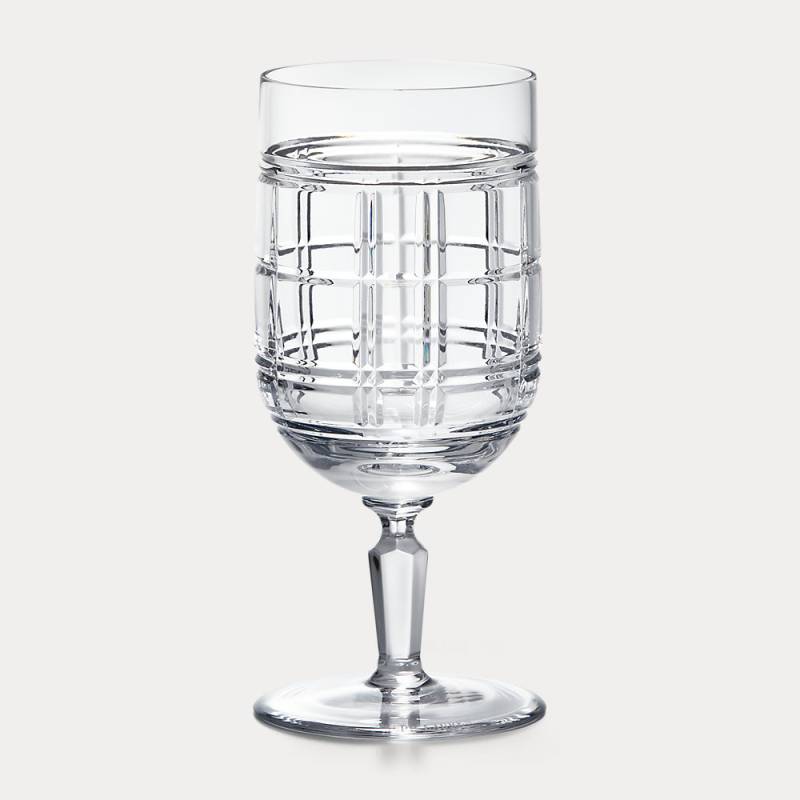 Getränkeglas Hudson mit Karomuster von Ralph Lauren Home