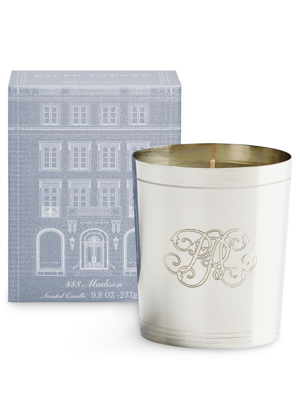 Ralph Lauren Home Madison Flagship Kerze - Silber von Ralph Lauren Home