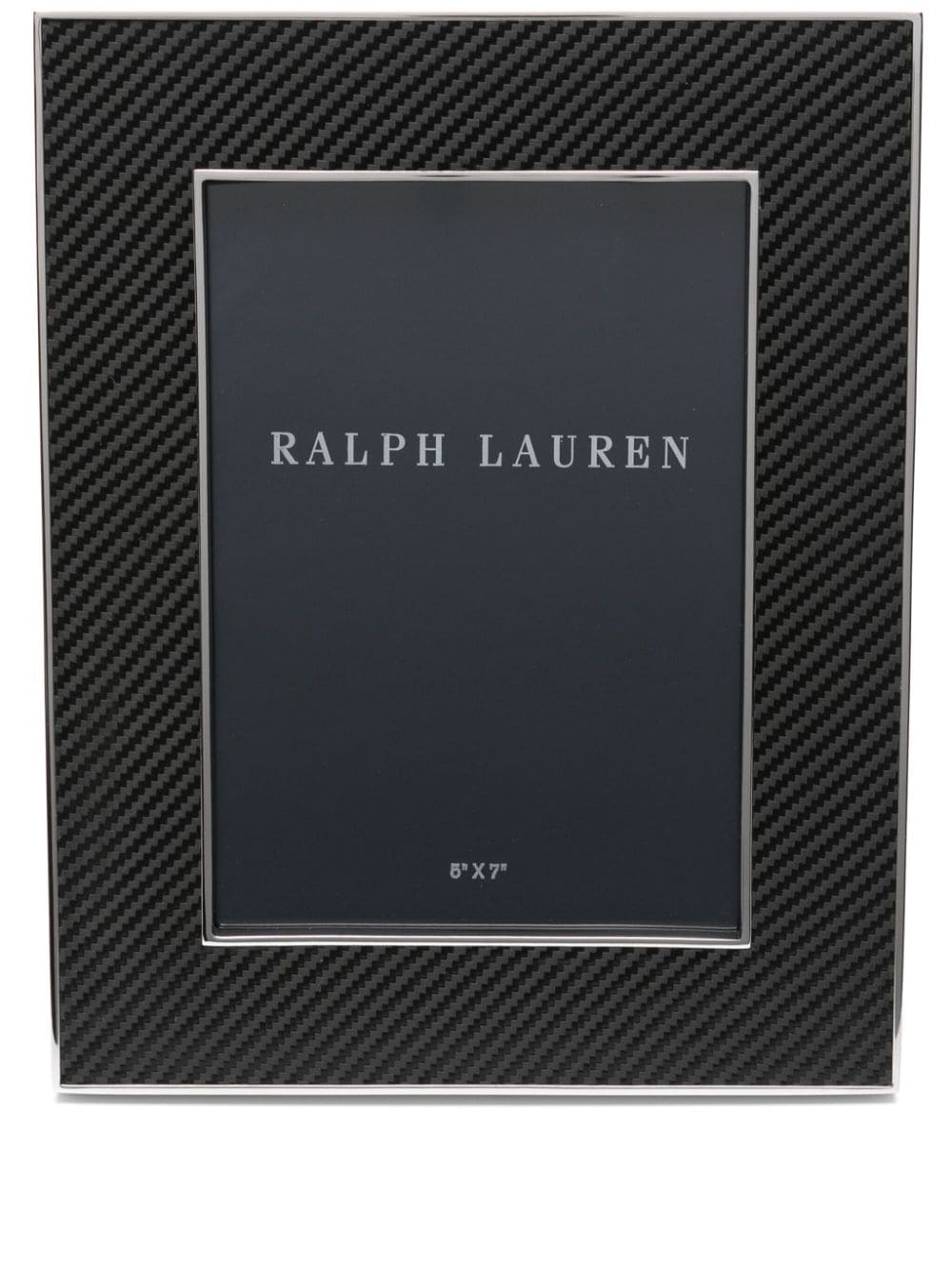 Ralph Lauren Home Sutton Bilderrahmen mit geprägtem Leder - Schwarz von Ralph Lauren Home