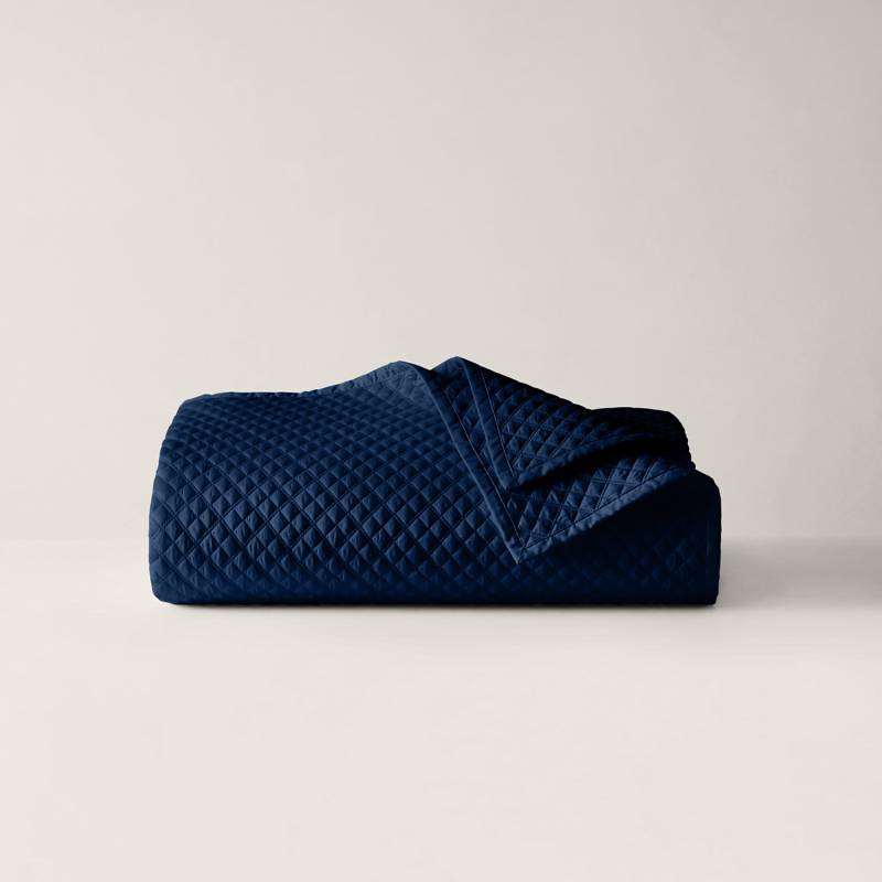 Steppdecke aus Atlas mit Argyle-Muster von Ralph Lauren Home