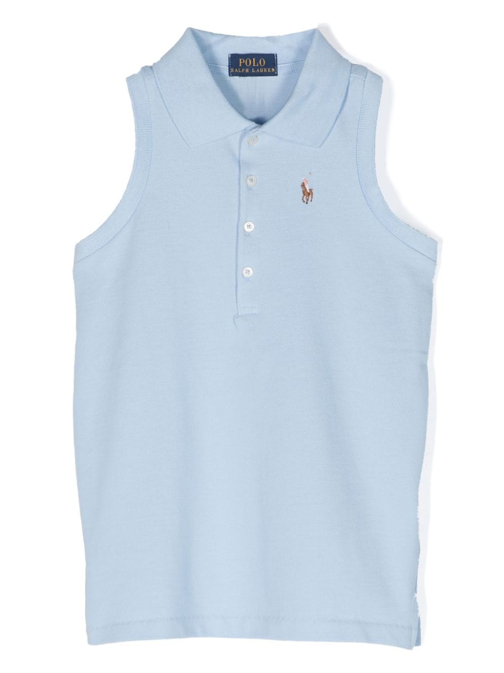 Ralph Lauren Kids Ärmelloses Poloshirt - Blau von Ralph Lauren Kids