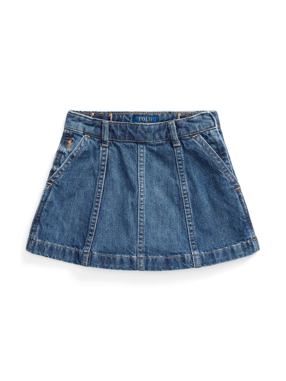 Ralph Lauren Kids Ausgestellter Denim-Minirock - Blau von Ralph Lauren Kids