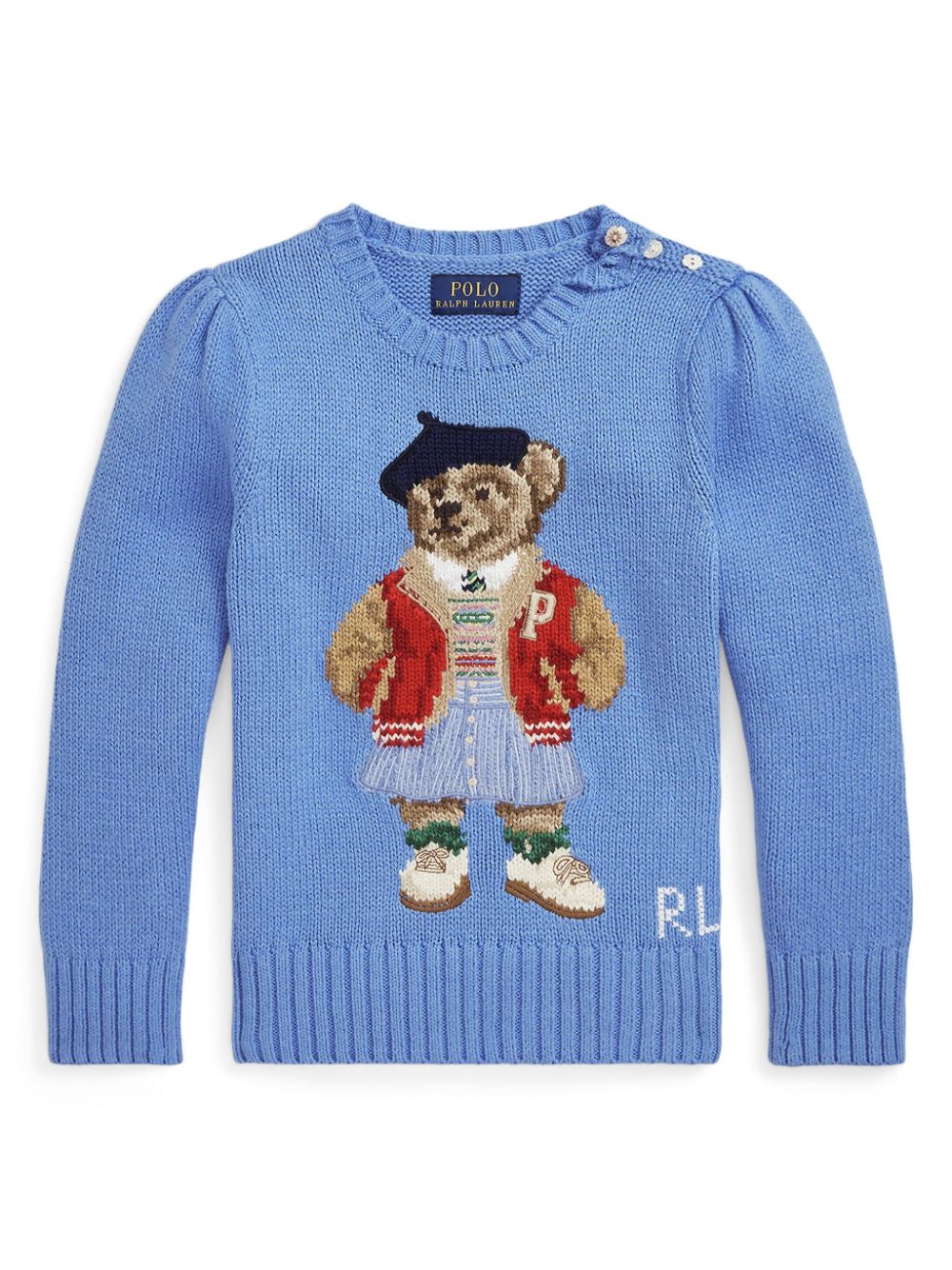 Ralph Lauren Kids Bear Pullover aus Baumwolle - Blau von Ralph Lauren Kids