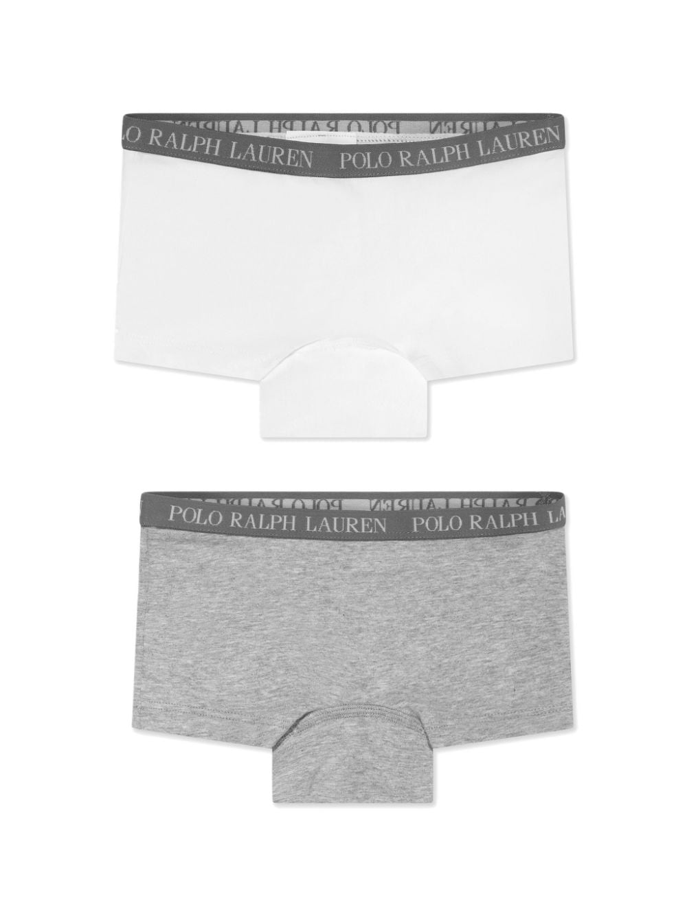 Ralph Lauren Kids Boxershorts mit Logo, 2er-Set - Grau von Ralph Lauren Kids