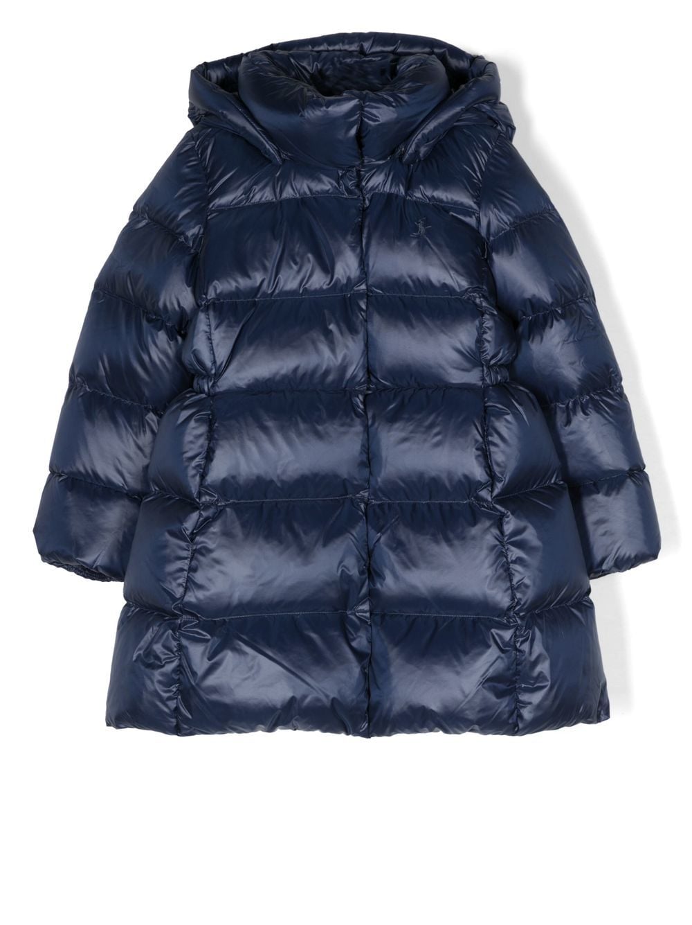 Ralph Lauren Kids Celia Daunenmantel mit Kapuze - Blau von Ralph Lauren Kids