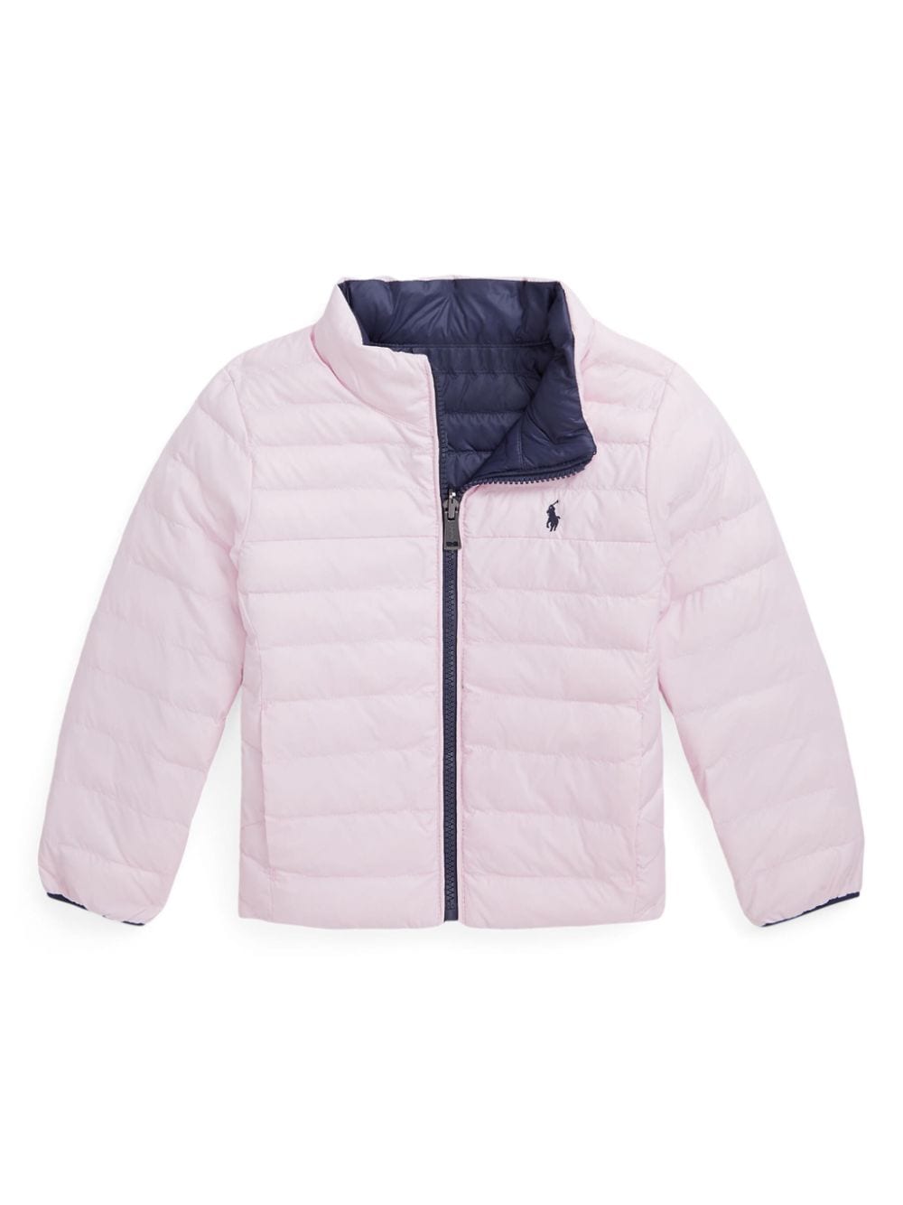 Ralph Lauren Kids Gefütterte Jacke mit Polo Pony-Stickerei - Blau von Ralph Lauren Kids