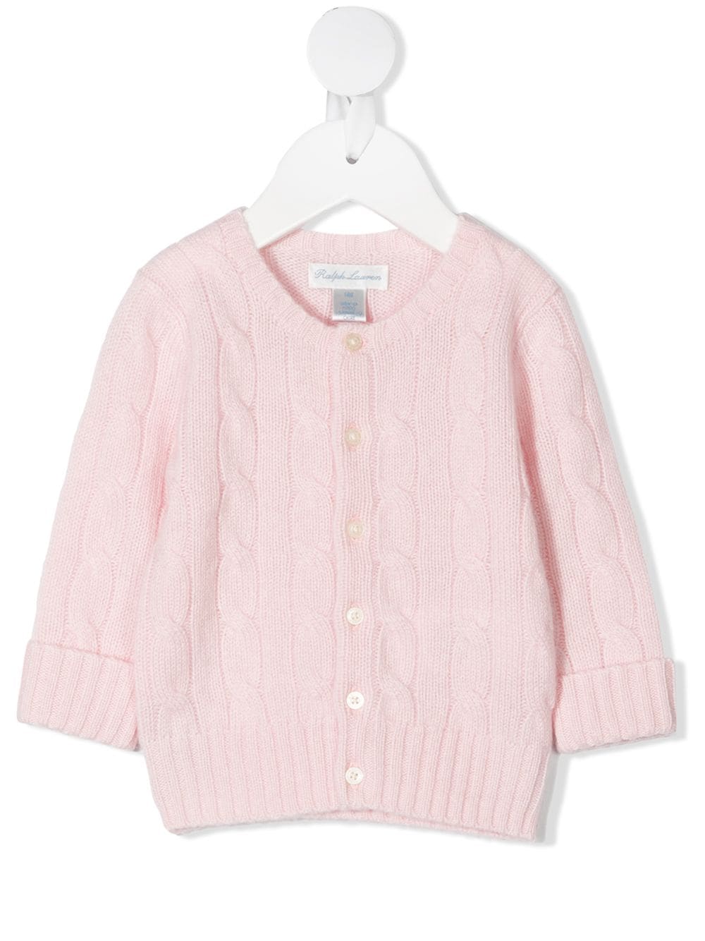 Ralph Lauren Kids Kaschmircardigan mit Zopfmuster - Rosa von Ralph Lauren Kids