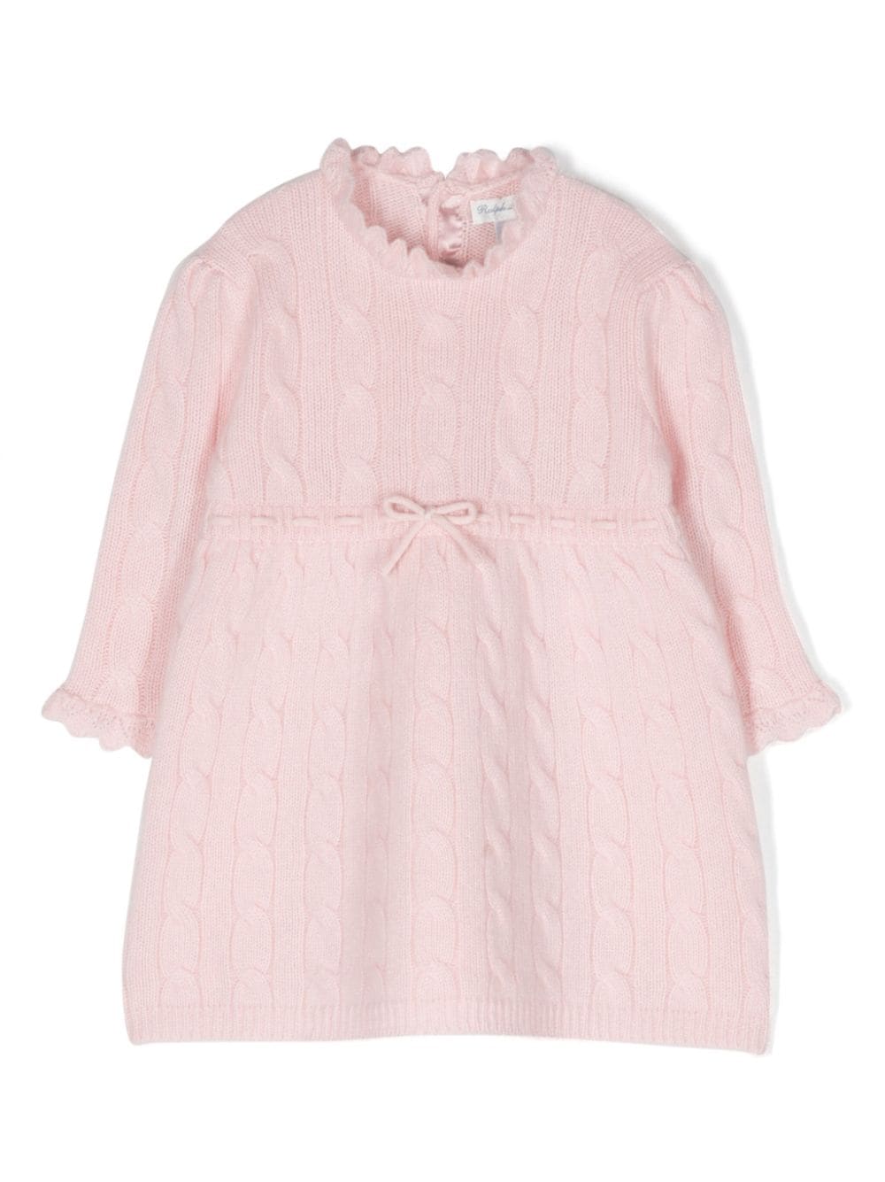 Ralph Lauren Kids Kaschmirkleid mit Zopfmuster - Rosa von Ralph Lauren Kids