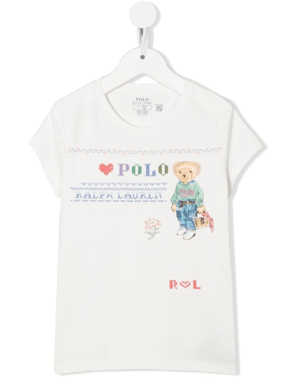 Ralph Lauren Kids Klassisches T-Shirt - Weiß von Ralph Lauren Kids