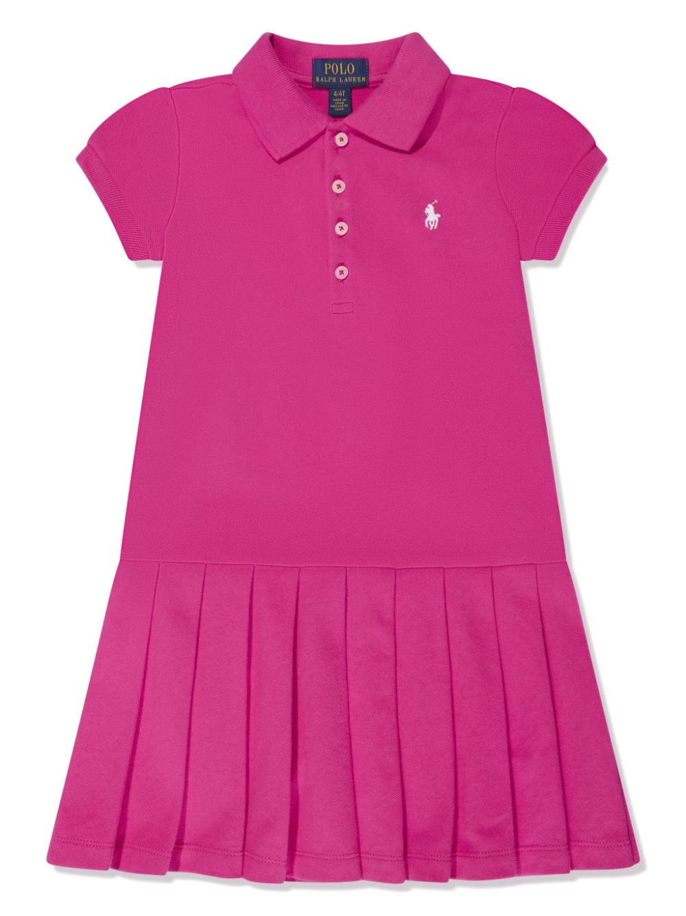 Ralph Lauren Kids Kleid mit Polo Pony-Stickerei - Rosa von Ralph Lauren Kids