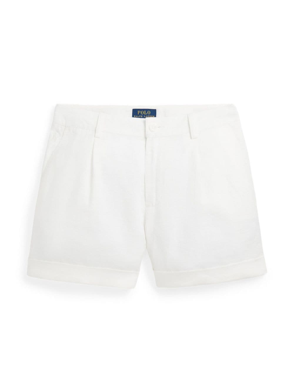 Ralph Lauren Kids Leinen-Shorts mit Falten - Weiß von Ralph Lauren Kids