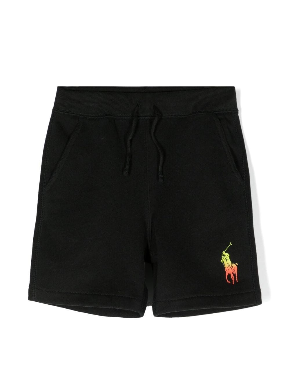 Ralph Lauren Kids Joggingshorts mit Polo Pony - Schwarz von Ralph Lauren Kids