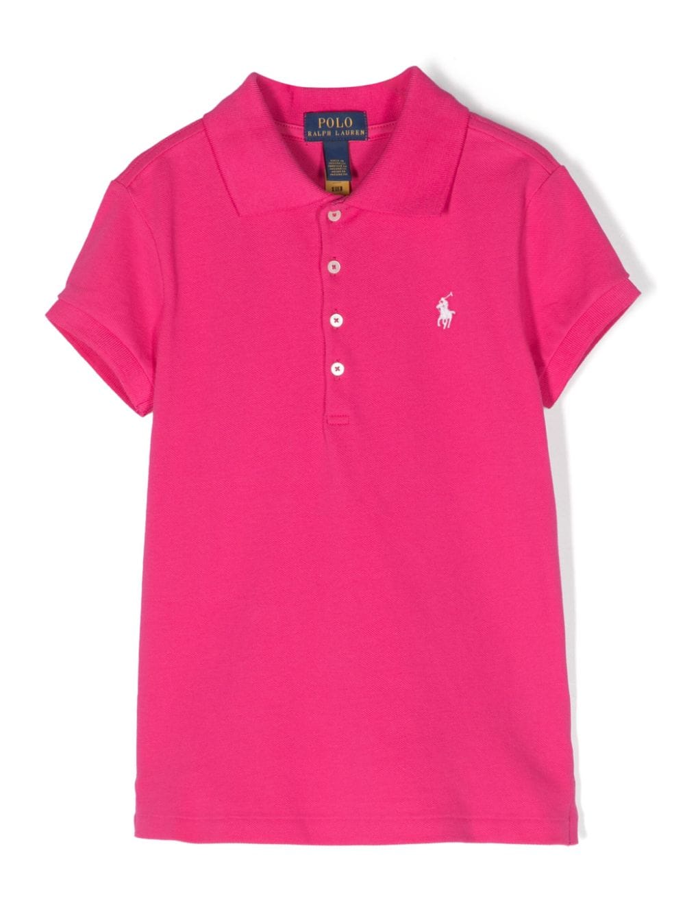 Ralph Lauren Kids Pikee-Poloshirt mit Polo Pony-Stickerei - Rosa von Ralph Lauren Kids