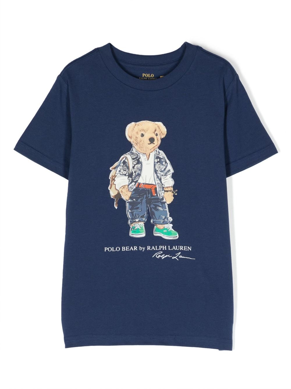 Ralph Lauren Kids T-Shirt mit Polo Bear - Blau von Ralph Lauren Kids