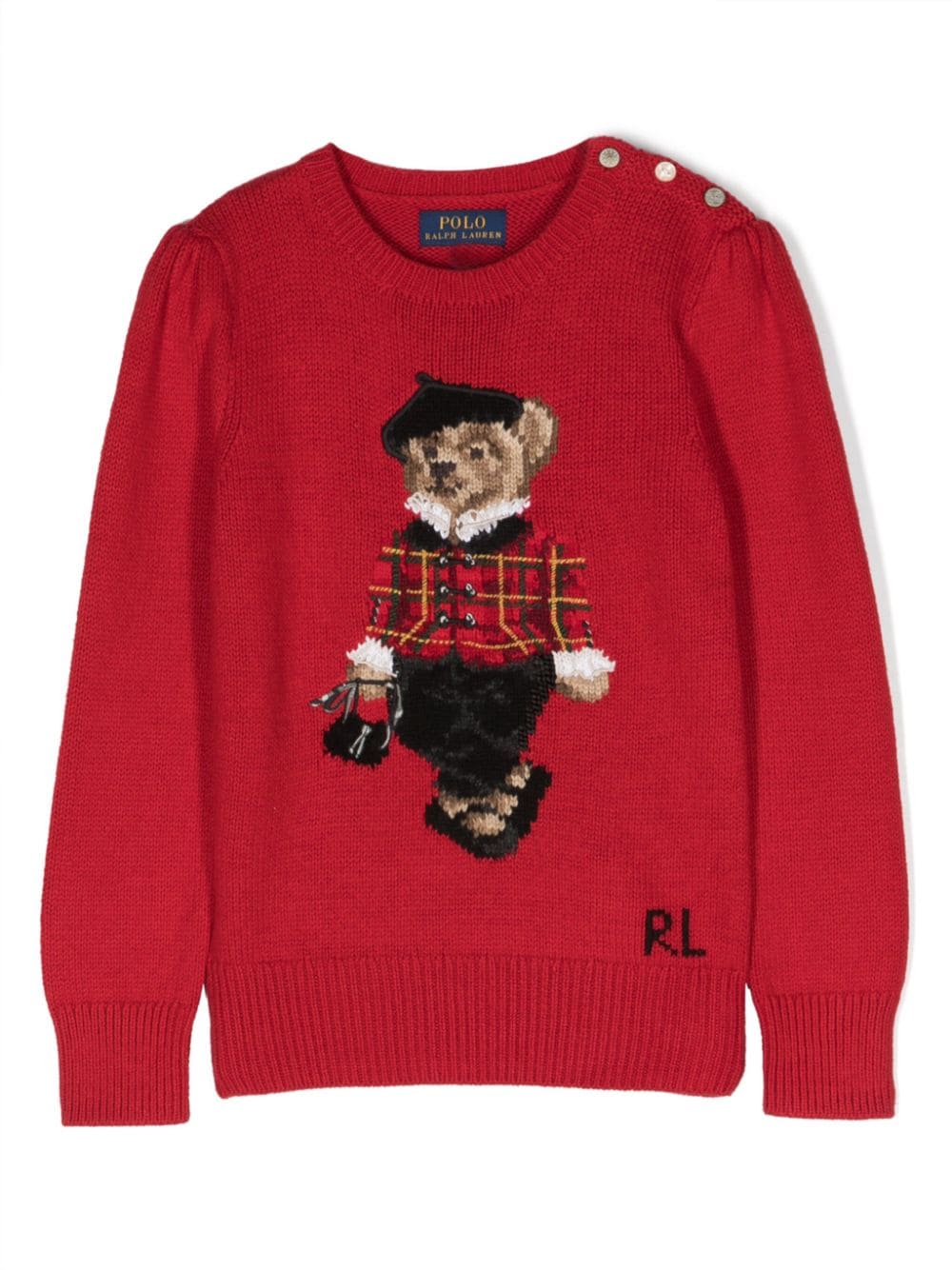 Ralph Lauren Kids Sweatshirt mit Polo Bear - Rot von Ralph Lauren Kids