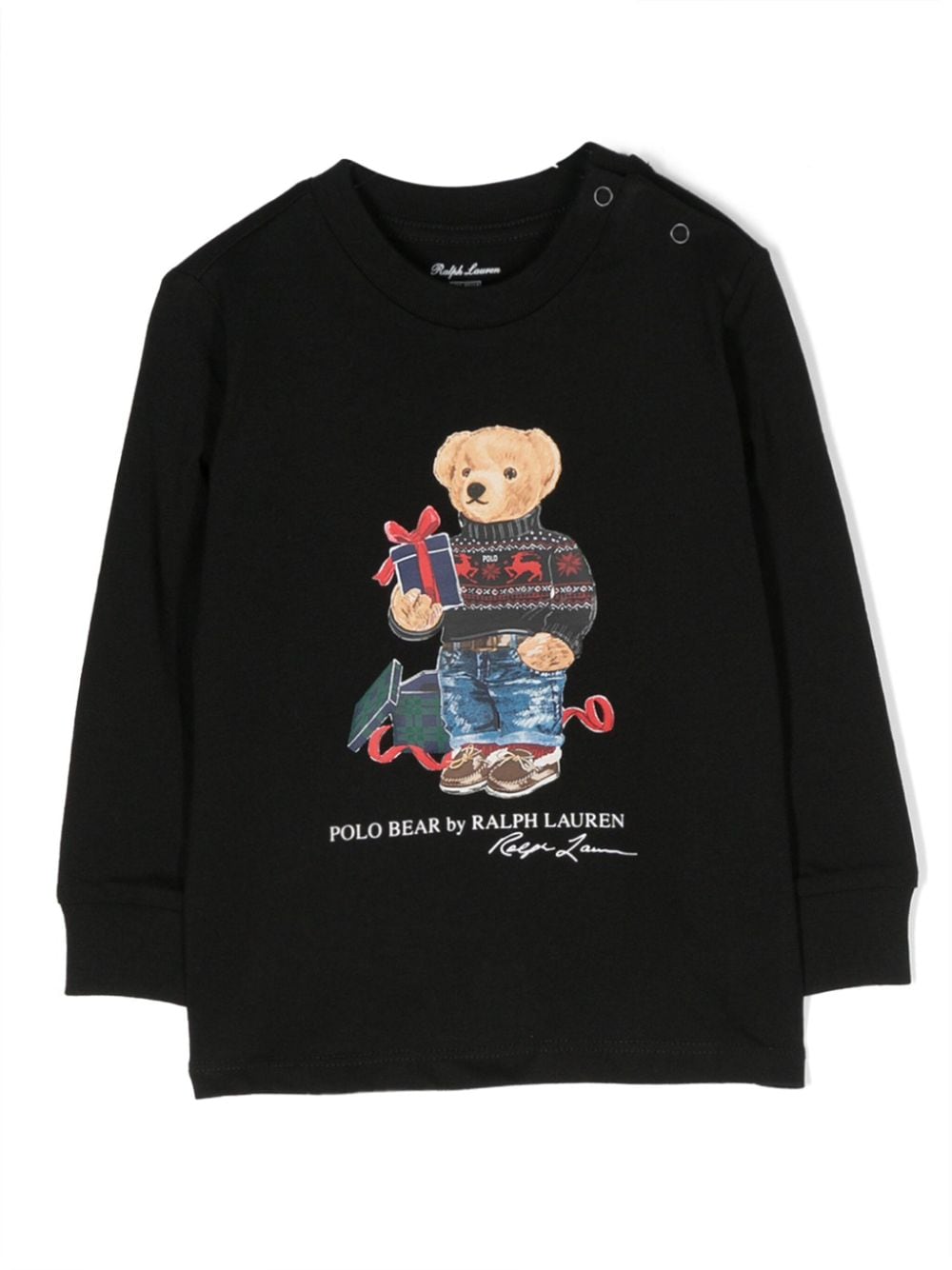 Ralph Lauren Kids Sweatshirt mit Polo Bear - Schwarz von Ralph Lauren Kids