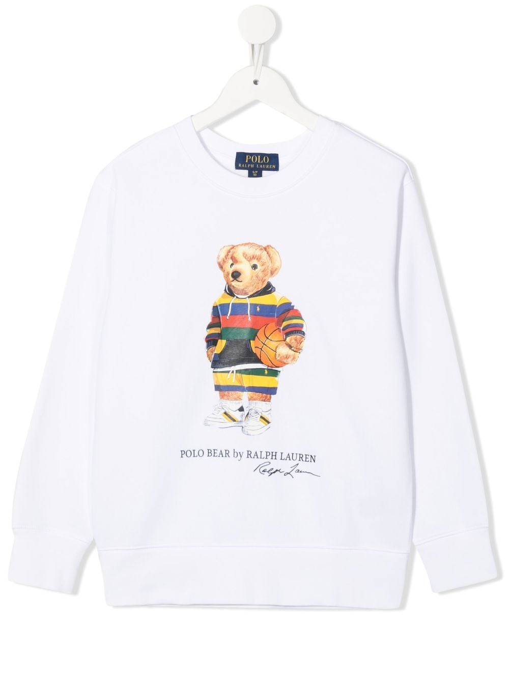 Ralph Lauren Kids Sweatshirt mit Teddy - Weiß von Ralph Lauren Kids