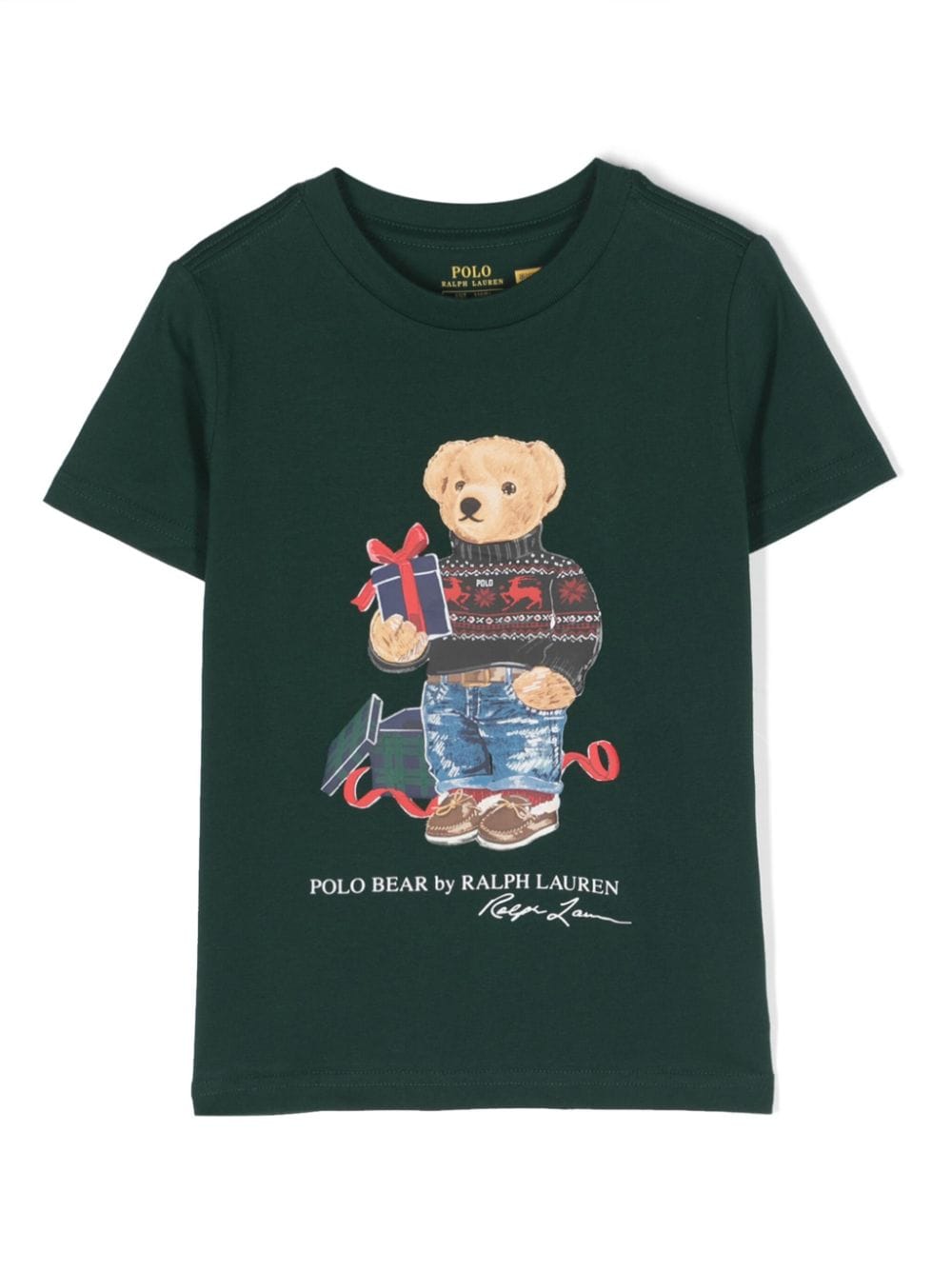 Ralph Lauren Kids T-Shirt mit Polo Bear-Motiv - Grün von Ralph Lauren Kids