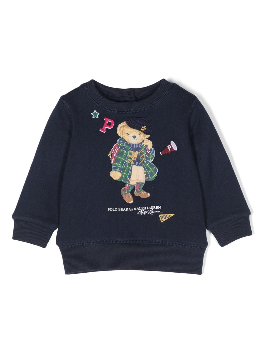 Ralph Lauren Kids Sweatshirt mit Polo Bear-Motiv - Blau von Ralph Lauren Kids