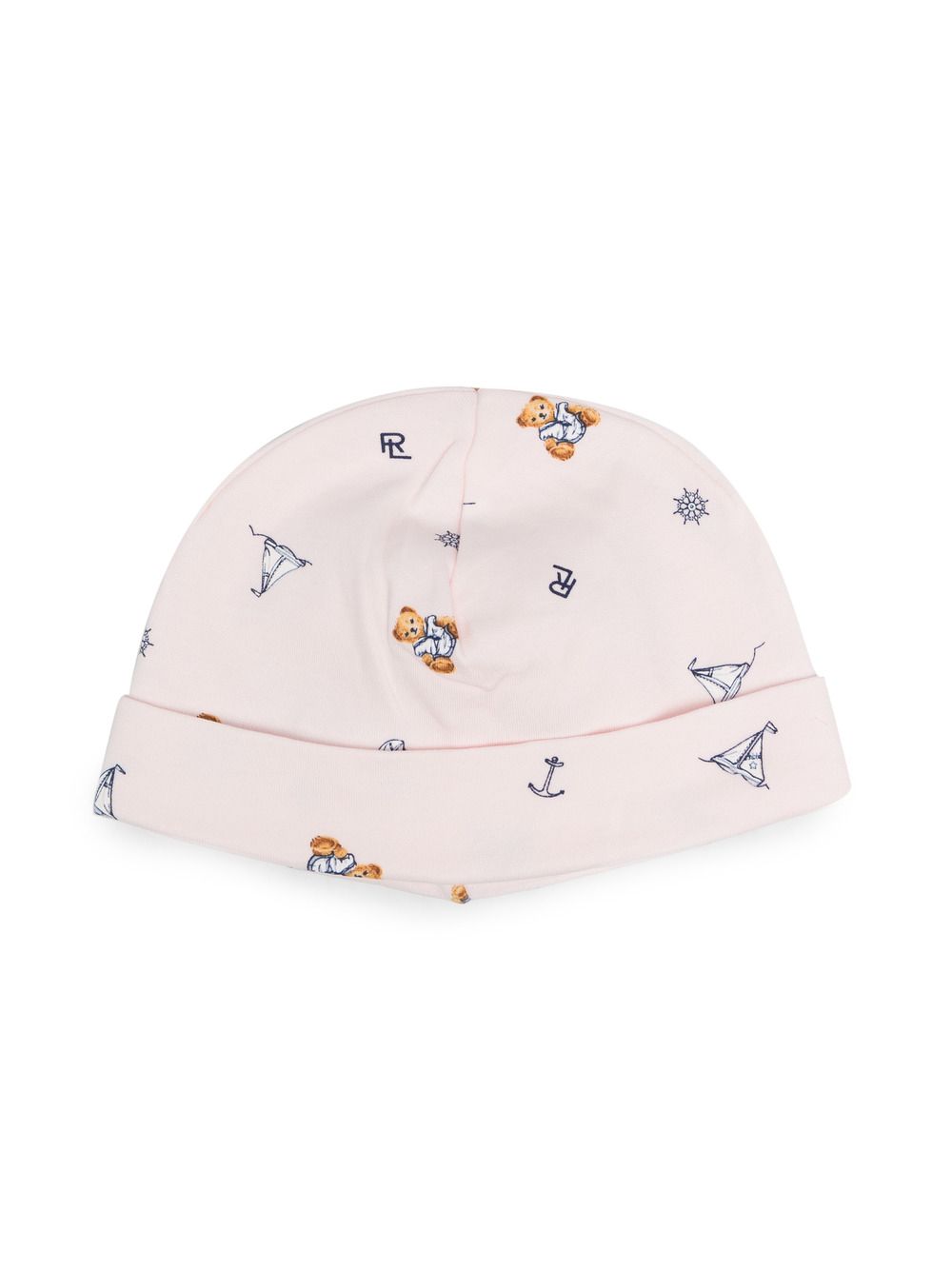 Ralph Lauren Kids Mütze mit Polo Bear-Print - Rosa von Ralph Lauren Kids