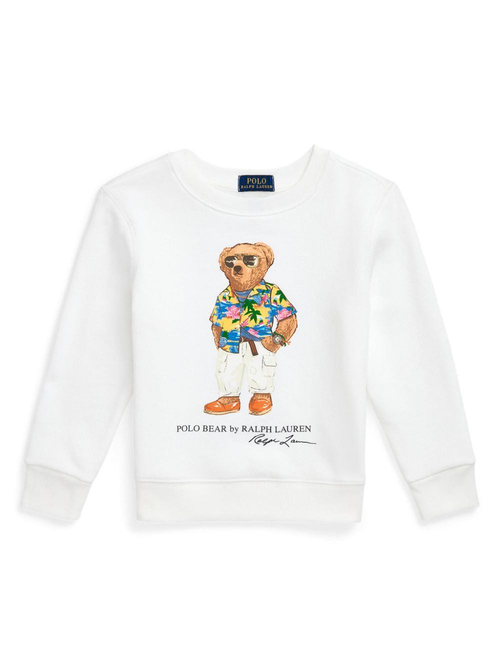 Ralph Lauren Kids Sweatshirt mit Polo Bear-Print - Weiß von Ralph Lauren Kids