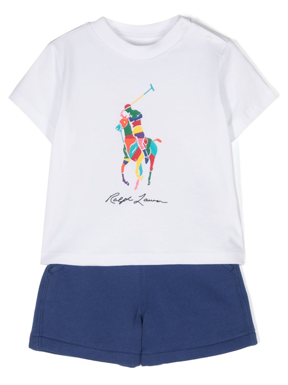 Ralph Lauren Kids Polo Pony Short-Set - Blau von Ralph Lauren Kids