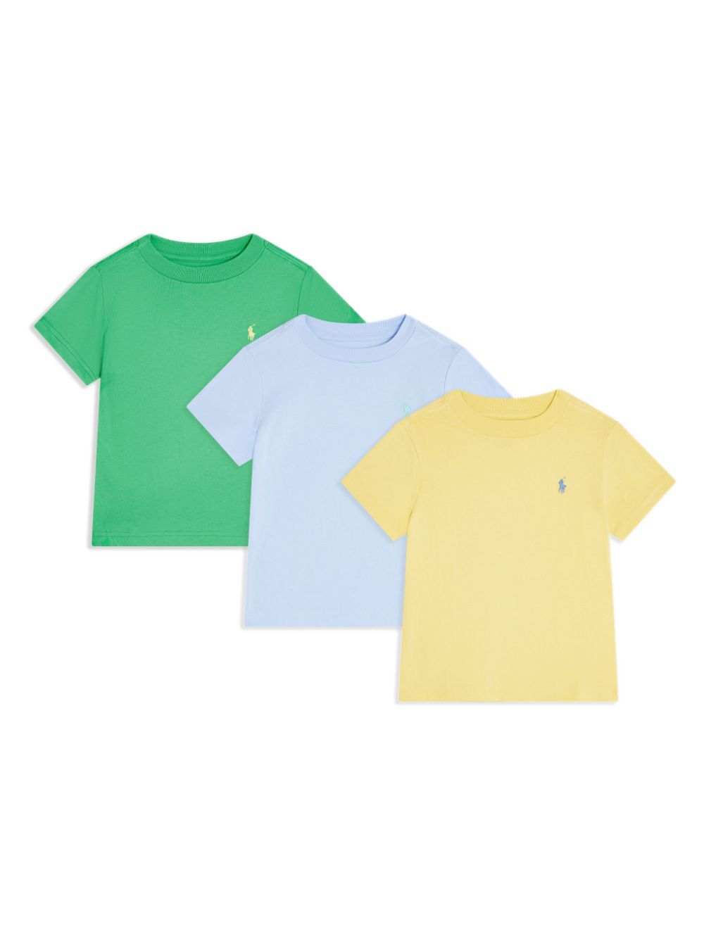 Ralph Lauren Kids Polo Pony T-Shirt (3er-Pack) - Gelb von Ralph Lauren Kids