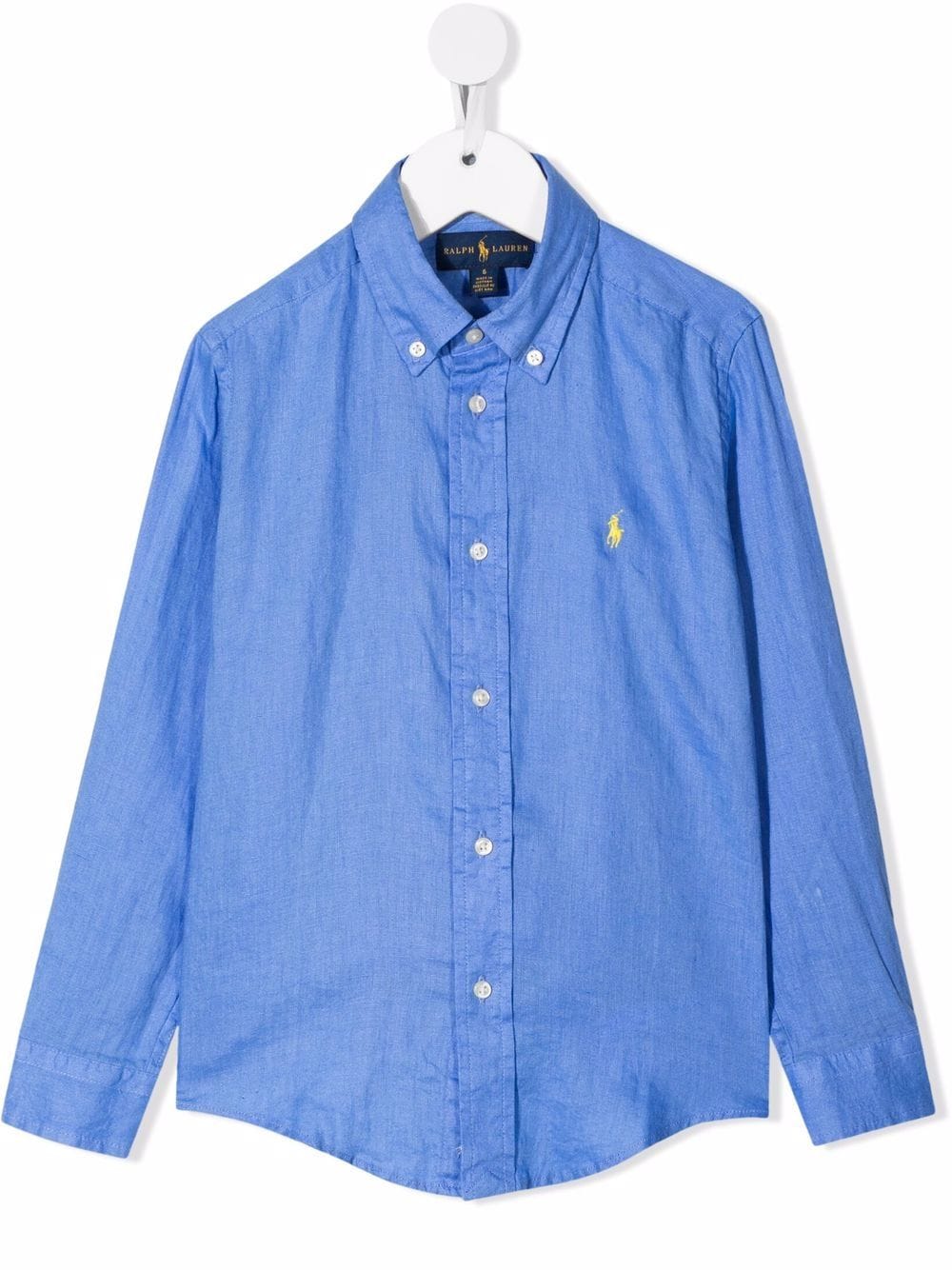 Ralph Lauren Kids Button-down-Hemd mit Polo Pony - Blau von Ralph Lauren Kids