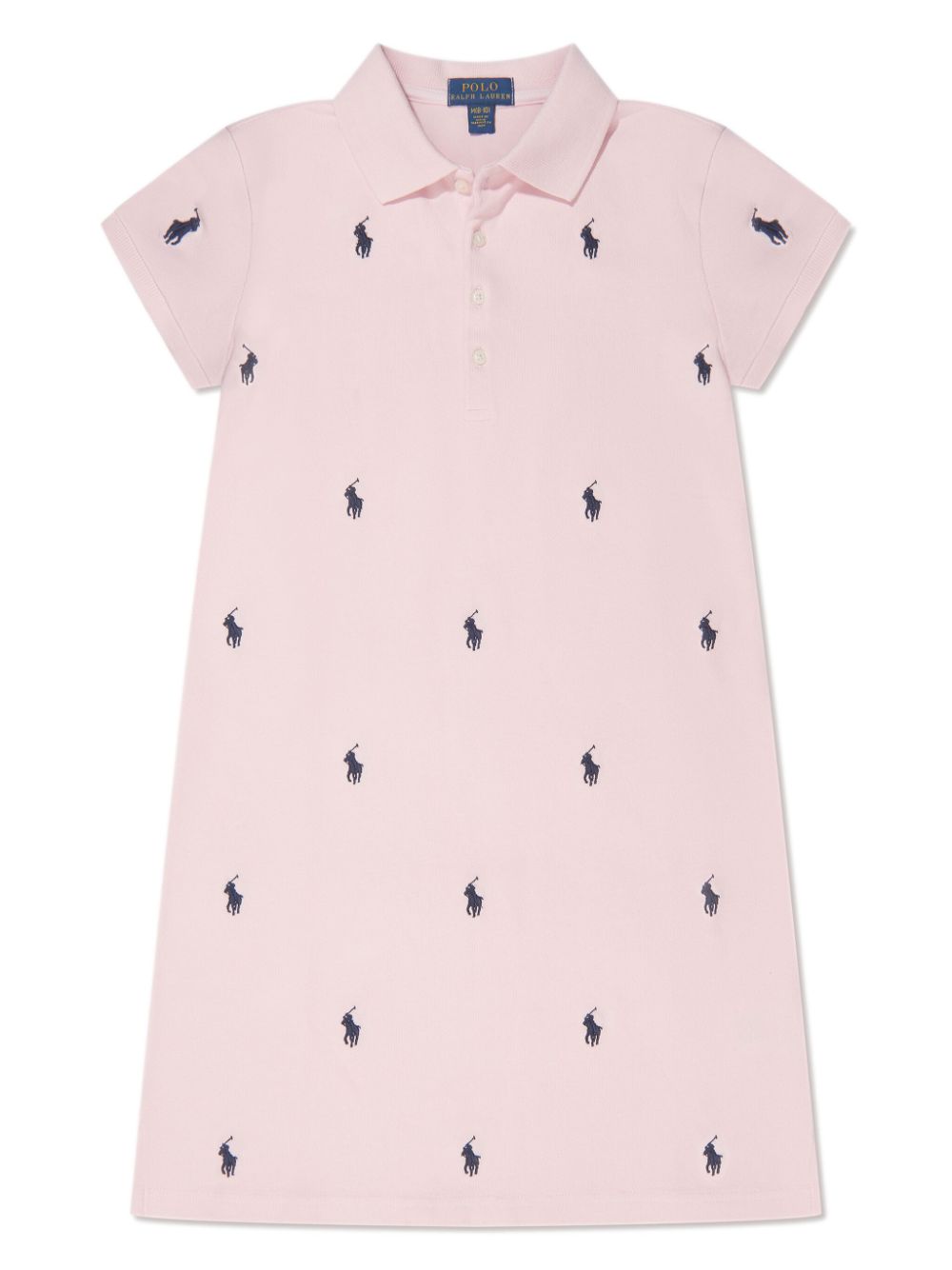 Ralph Lauren Kids Kleid mit Polo Pony - Rosa von Ralph Lauren Kids