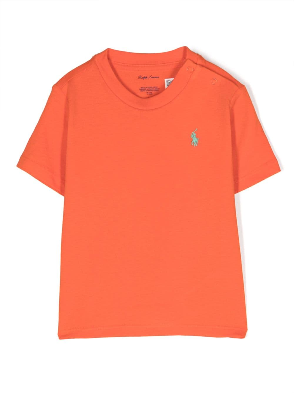 Ralph Lauren Kids T-Shirt mit Polo Pony-Stickerei - Orange von Ralph Lauren Kids