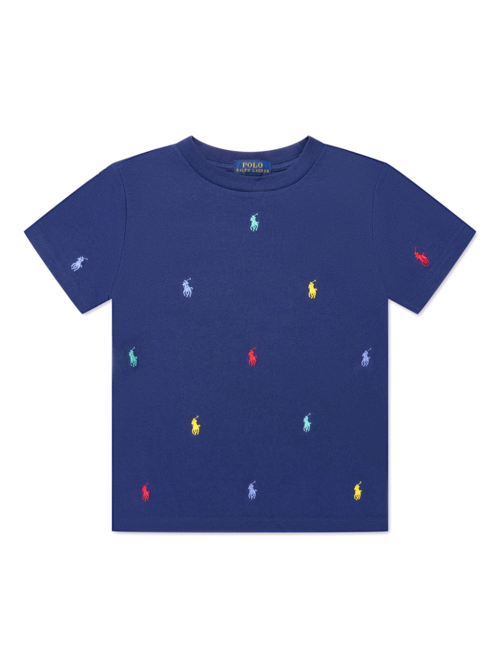 Ralph Lauren Kids T-Shirt mit Polo Pony-Stickerei - Blau von Ralph Lauren Kids