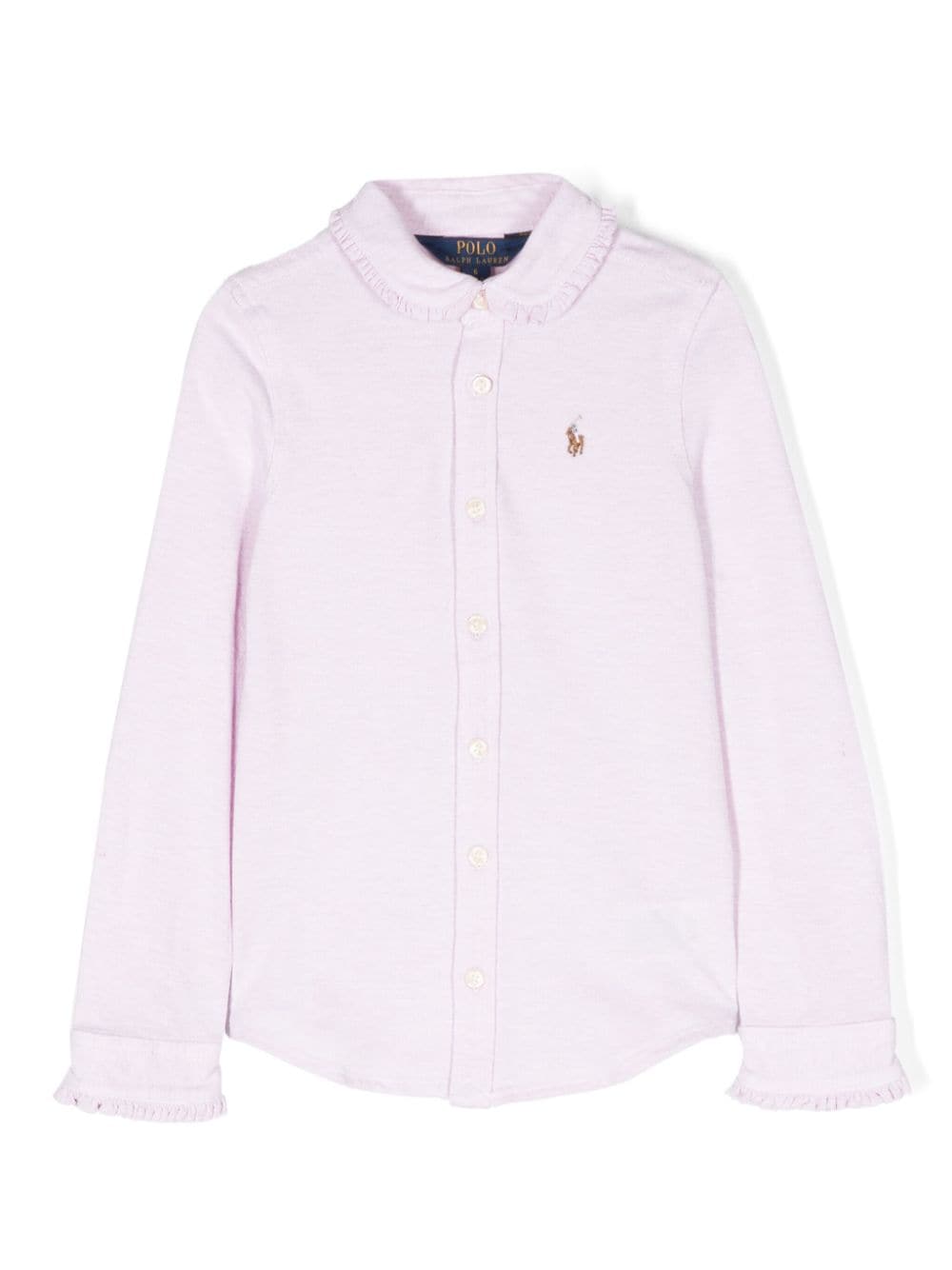 Ralph Lauren Kids Oxford-Hemd mit Polo Pony-Stickerei - Rosa von Ralph Lauren Kids