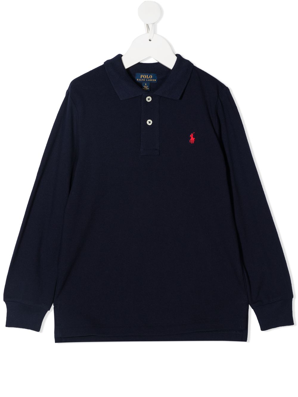 Ralph Lauren Kids Poloshirt mit Logo-Patch - Blau von Ralph Lauren Kids