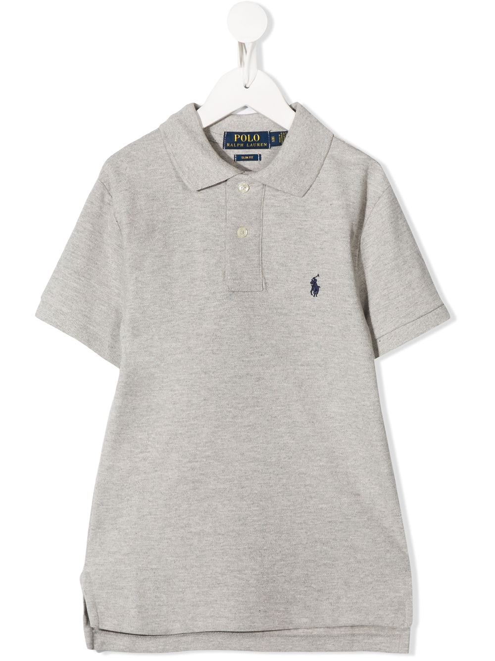 Ralph Lauren Kids Poloshirt mit Logo-Stickerei - Grau von Ralph Lauren Kids