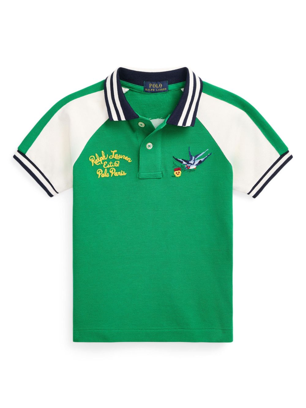 Ralph Lauren Kids Poloshirt mit Logo-Stickerei - Grün von Ralph Lauren Kids