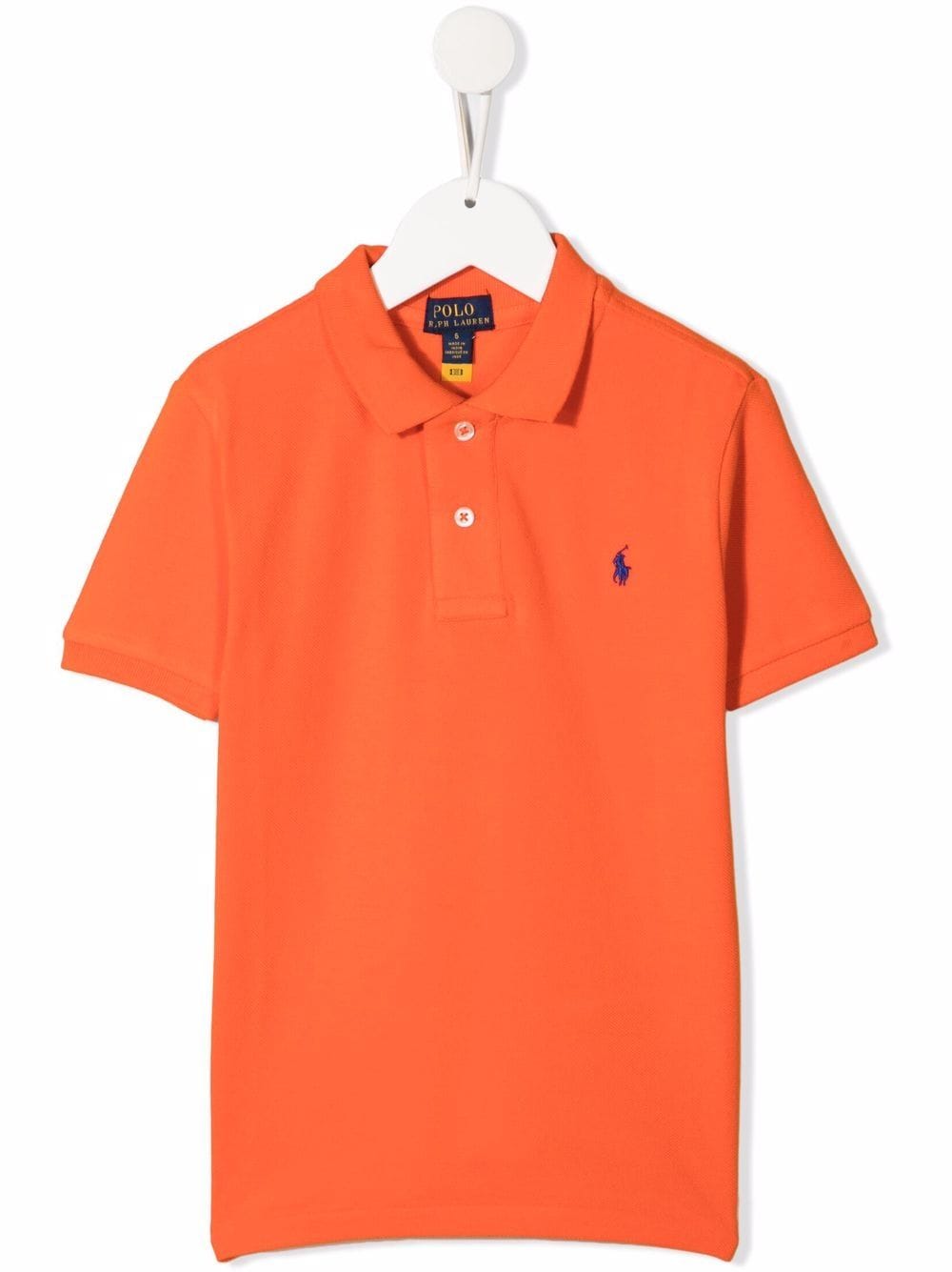 Ralph Lauren Kids Poloshirt mit Logo-Stickerei - Orange von Ralph Lauren Kids