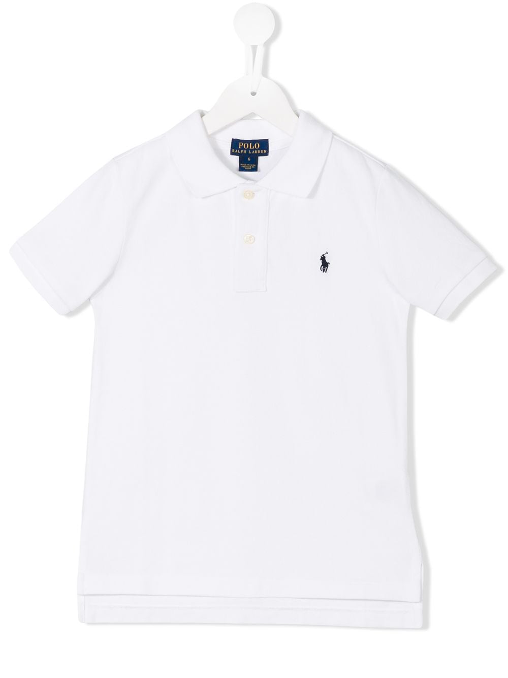 Ralph Lauren Kids Poloshirt mit Logo-Stickerei - Weiß von Ralph Lauren Kids