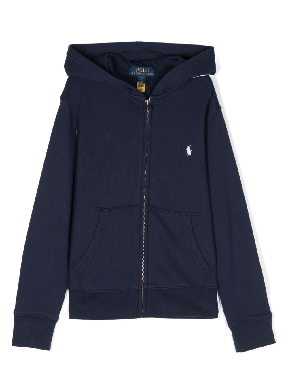 Ralph Lauren Kids Reißverschluss-Hoodie mit Polo Pony-Stickerei - Blau von Ralph Lauren Kids